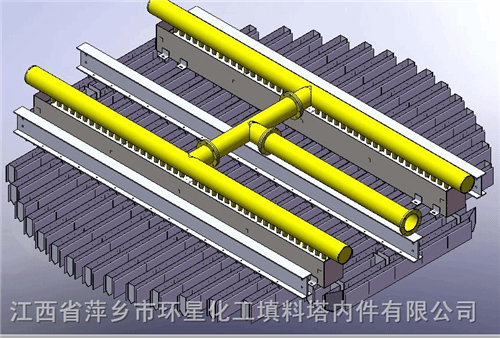 潤(rùn)滑油精制項(xiàng)目槽式液體分布器蒸餾塔塔頂回流分布器