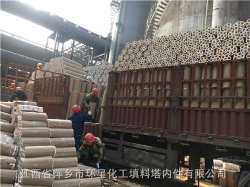 萍乡生产全瓷六边形多孔环全瓷规整组合填料煤化焦化填料