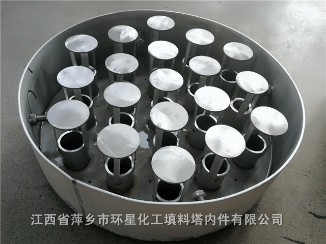 不锈钢盘式孔流型液体分布器盘管式气液分布器升气管式液体分布器