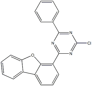 2-氯-4-(二苯并呋喃-4-基)-6苯基-1,3,5-三嗪CAS号:1472729-25-1