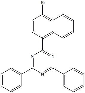 2-(4-溴-1-萘基)-4,6-二苯基-1,3,5-三嗪CAS号:1800228-86-7