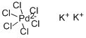 六氯钯酸钾CAS号:16919-73-6 