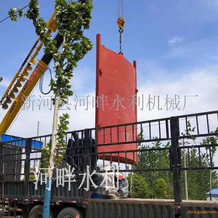 深圳渠道1.2*1.5米单向铸铁闸门报价
