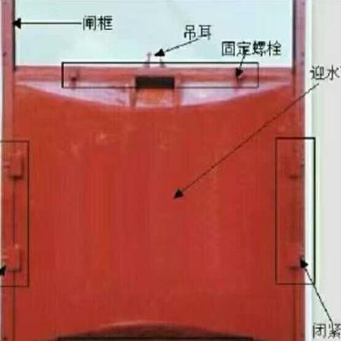 台州SSYZ-800双向止水铸铁镶铜圆闸门