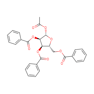 1-乙酰氧基-2,3,5-三苯甲酰氧基-1-beta-d-呋喃核糖 cas号:6974-32-9 现货优势供应 科研产品