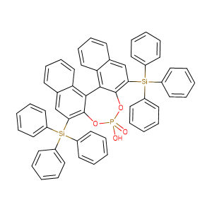 (S)-3,3'-双(三苯甲硅烷基)-1,1'-联萘-2,2'-二酚磷酸酯，CAS号：929097-92-7