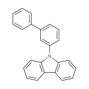 9-[1,1'-聯(lián)苯-3-基]-9H-咔唑  CAS號：1221237-87-1