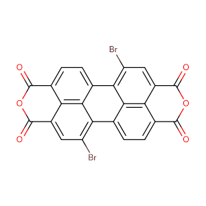 1,7-二溴-3,4,9,10-苝四羧基雙酐；CAS：118129-60-5  庫存現貨，自主生產，價格優惠（大小包裝均可、質量保證，助力科研， 高校及研究所支持貨到付款）