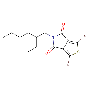 1,3-二溴-5-(2-乙基己基)-4H-噻吩并[3,4-c]吡咯-4,6(5h)-二酮CAS：1231160-83-0