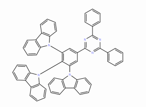 9-[2,3-雙(9H-咔唑-9-基)- 5 -(二苯基-1,3,5-三嗪-2-基)苯基]-9H咔唑；CAS：1808158-40-8