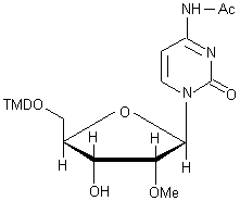 N - 乙酰-5'-O-（4,4'-二甲氧基三苯甲基）-2'-甲氧基胞苷	