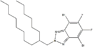 4,7-二溴-5,6-二氟-2-(2-己基葵基)苯并[C][1,2,5]噻二唑，CAS号：1563332-28-4