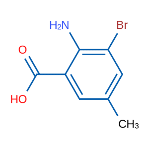 2-氨基-3-溴-5-甲基苯甲酸