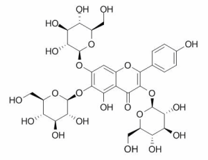 6-羟基山萘酚-3,6,7-三葡萄糖苷 145134-62-9