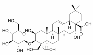 桔梗皂苷元-3-O-β-D-吡喃葡萄糖苷 CAS：38337-25-6