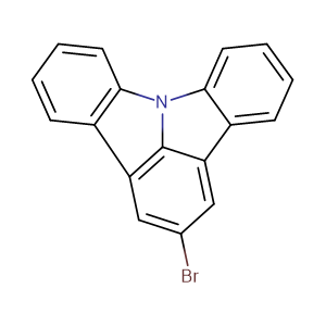 2-溴吲哚并[3,2,1-JK]咔唑 ； CAS號：1174032-81-5實驗室自主生產，主營產品，價格優惠（現貨供應，科研產品，高校/研究所/科研單位先發后付）