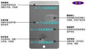 耐海水环境腐蚀涂料，钢构无机防腐涂料ZS-711