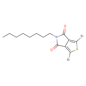 1,3-二溴-5-辛基-4H-噻吩并[3,4-C]吡咯-4,6(5H)-二酮；CAS：566939-58-0 同系列均可提供，實驗室自主研發，光電/電子材料優勢供應！