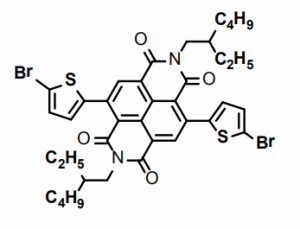 2,7-bis(2-ethylhexyl)-4,9-di(thiophen-2-yl)benzo[lmn][3,8]phenanthroline-1,3,6,8(2H,7H)-tetraone CAS号：1320282-67-4 现货优势供应 科研产品