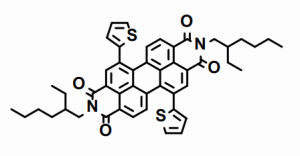 N,N'-二(2-乙基己基)-1,7-二(噻吩-2-基)-3,4,9,10-苝四羧酸二酰亚胺 CAS号：851786-19-1 现货优势供应 科研产品
