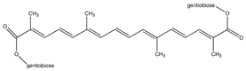 西红花苷42553-65-1