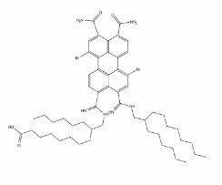 N,N'-bis(2-hexyldecyl)-1,7-dibromo-3,4,9,10-perylene tetracarboxylic diimide CAS号：1374838-69-3 现货优势供应 科研产品