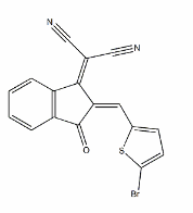 2-(2-((5-bromothiophen-2-yl)methylene)-3-oxo-2,3-dihydro-1H-inden-1-ylidene)malononitrile CAS号：1425543-23-2 现货优势供应 科研产品