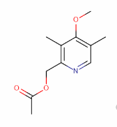 2-(乙酰氧基甲基)-4-甲氧基-3,5-二甲基吡啶  CAS号：91219-90-8  现货优势供应
