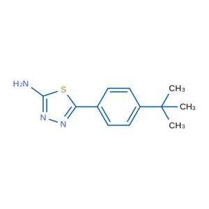 2-氨 基-5-(4-叔 丁 基 苯基)-1,3,4-噻 二 唑