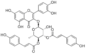 3'',4''-Di-O-p-coumaroylquercitrin437615-43-5