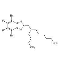 4,7-二溴-2-(2-丁基辛基)-5,6-二氟-2H-苯并三唑  CAS：1283099-24-0