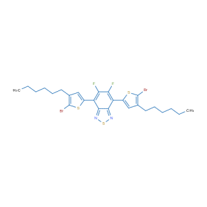 4,7-双(5-溴-4-己基噻吩-2-基)-5,6-二氟苯并[c] [1,2,5]噻二唑