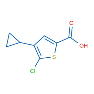 5-氯-4-环丙基噻吩-2-羧酸