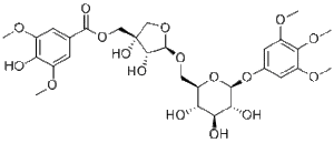 5''-O-Syringoylkelampayoside A1014974-98-1