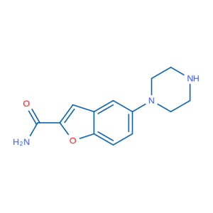 5-(哌 嗪-1-基) 苯 并 呋 喃-2-甲 酰 胺