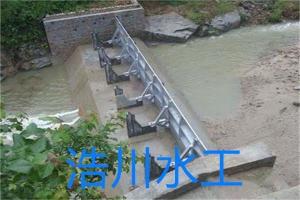 混凝土翻板闸门 水利自控混凝土翻板闸门 液压混凝土翻板闸门图片