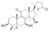 3β,7β,15β-三羟基-11-羰基-羊毛甾烷-8-烯-24->20内酯 1694587-15-9