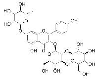 山柰酚-3-槐二糖-7-鼠李糖苷 CAS：93098-79-4
